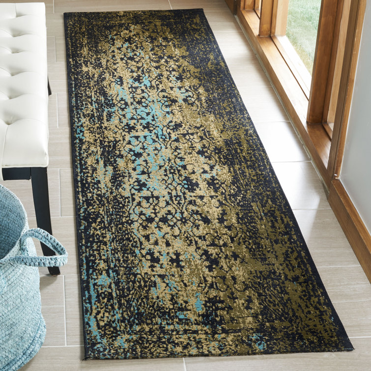 Alona Vintage Performance Abstract Rug
