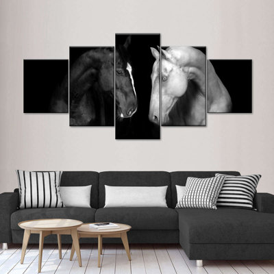 Reproduction d'art sur toile monochromatique