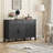 Buffet Cabinet Sideboard With 2 Drawers and Cabinets, Classic Style Sideboard With Adjustable Shelves For Living Room, Kitchen, Dining Room-1290426171-1302509529