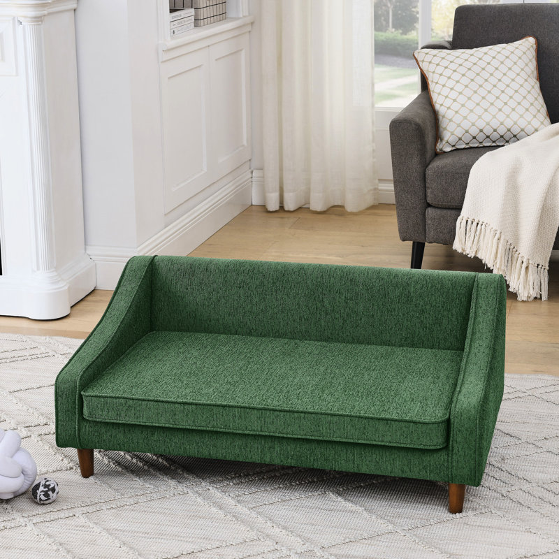 Lit pour chien moderne avec tissu facile pour animaux de compagnie Matériau respirant et fabrication