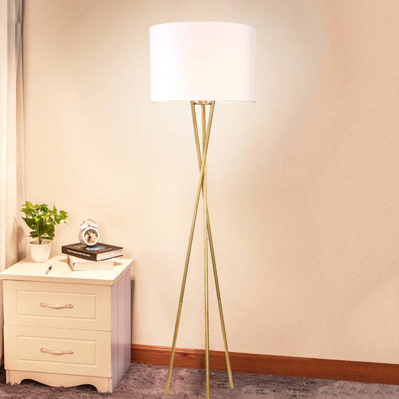 Husband 62.99'' Gold Tripod Floor Lamp
