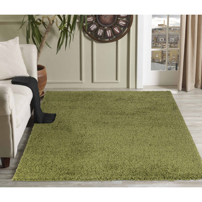 Esterly Solid Colour Shag Area Rug