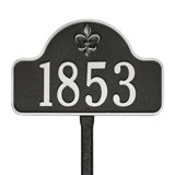 Lexy 1-Line Lawn Address Sign
