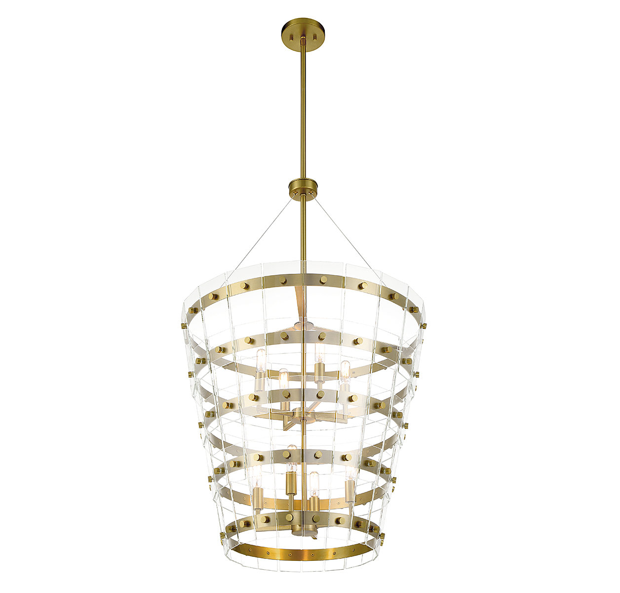 Everly Quinn Brylea 8 - Light Unique Tiered Pendant | Wayfair