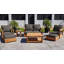 Chatsworth 7 Piece Love Seat Group With 36" Chat Table-1438900576