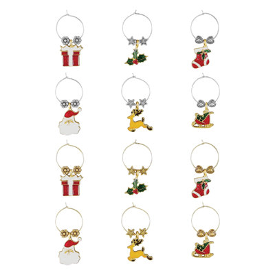 Vouni Gold Brass Stainless Steel Wine Charm
