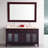 McQueen  61" Double Bathroom Vanity Set