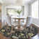 Machine Washable Indoor/Outdoor Xhevrie Black Rug
