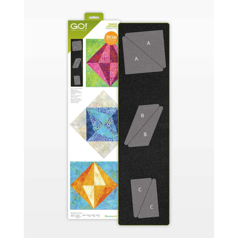 Accuquilt GO! Lanterne chinoise - 8 matrices finies