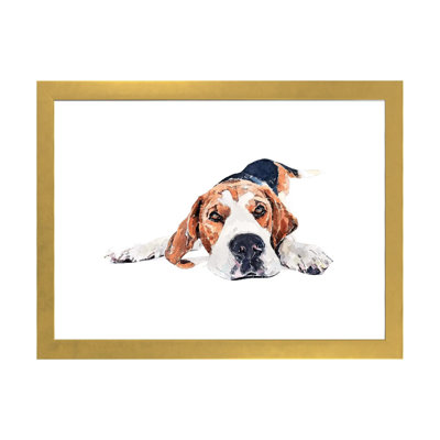 « Beagle Play Time » par Edwatercolours-impression