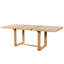 Extendable Wood Dining Table with Removable Leaf-1338354018