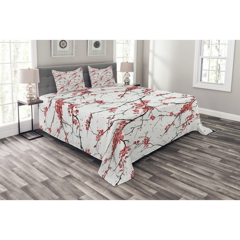Francky Nature Bedspread Set with Cushion Cover, 220 x 264 cm