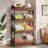 4-Tier Retail Display Rack with Hooks