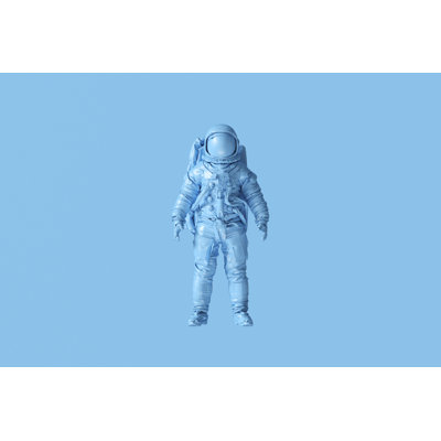 Irely " Blue Spaceman Astronaut Cosmonaut "