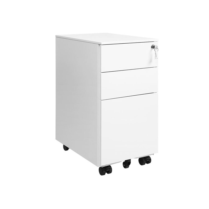45cm Wide 3 -Drawer Mobile File Cabinet