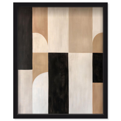 Oliver Gal Veiled Spaces I Abstract - Luxury Shadowbox Framed Wall Art