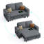 Causeuse-lit escamotable avec chargement USB et porte-gobelets Sherry-1044640939-1050979969
