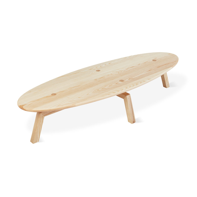 Solana Oval Coffee Table, Ash Natural