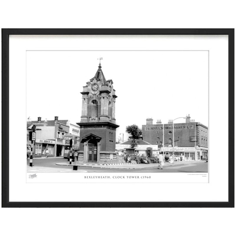 Bexleyheath, Clock Tower C1960 by Francis Frith - Single Picture Frame Print, 28cm H x 36cm W x 2.3cm D
