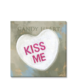Art mural giclée bonbon (blanc)