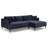 Lucerne 108" Velvet Sectional With Extra-Wide Chaise-119688010