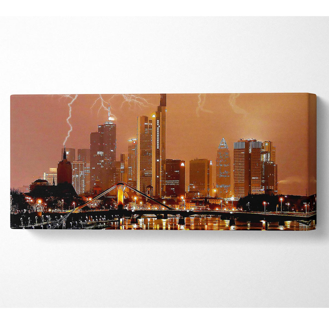 City Lightning Bolts - Kunstdrucke auf Leinwand