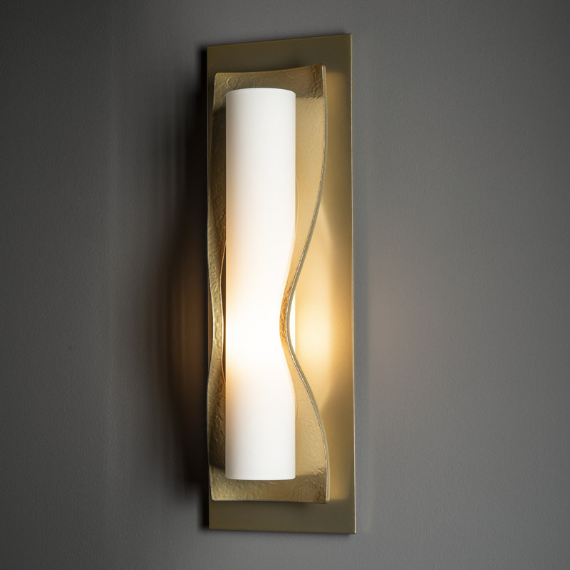 Dune Flush Mounted Sconce, 4, Modern Brass