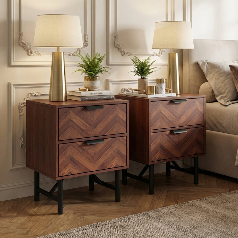 Table de chevet 4 tiroirs Killinger 