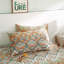Ensemble de housse de couette Bohemian Floral Medallion - Literie réversible à motifs avec mélange de coton doux-1109064646