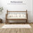 Freida 24x60-inch Cotton Bathroom Rug with Trellis Pattern and Non-Slip Base - Machine Washable-2038635433