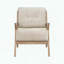 Fauteuil d'appoint capitonné avec finition noyer antique-1583065701