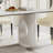 Rectangular Dining Table with 0.47" Thick Sintered Stone Composite