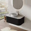 Ensemble de meuble-lavabo rayé mural en bois naturel 36 po Echoe-1455128634
