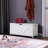 Storage Bench - White Entryway Option, Heavy Duty, U Shaped Pull, Quick And Easy Assembly Retro Box Organizer White, Access To Stored Things, Frame, Good For '-2003842097