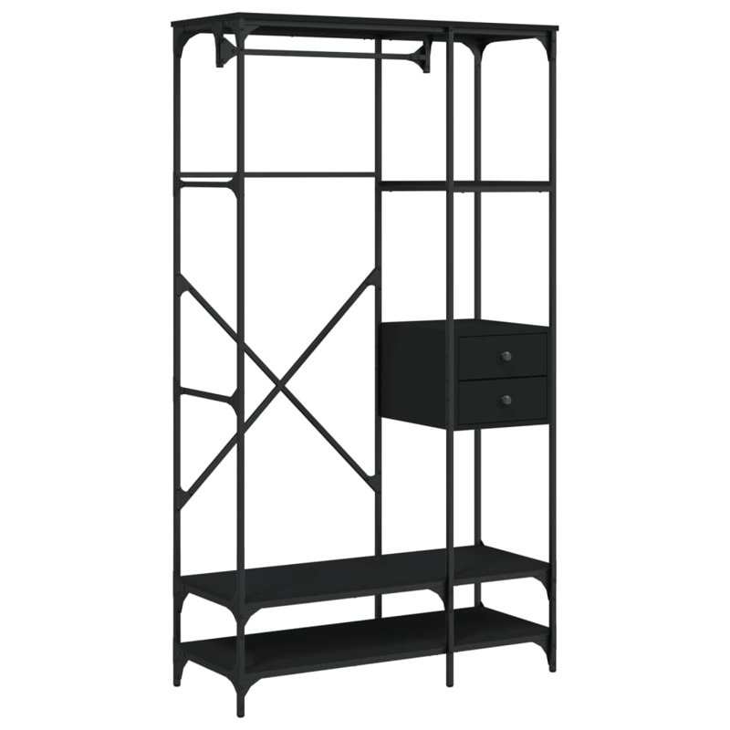 19-3 100cm Clothing Rack, Black
