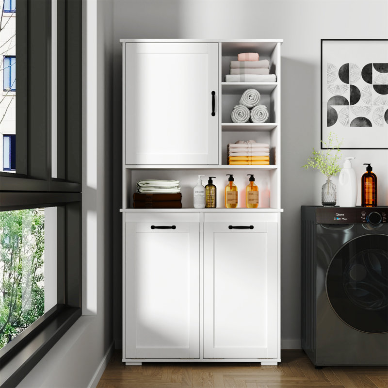 Laundry Cabinet With Doors And Shelf