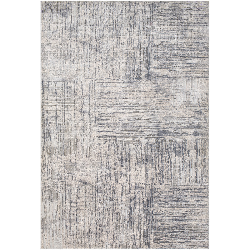 Hobert Abstract Indoor Rug, Rectangle 2' x 3'