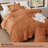 Bedsure Tufted Boho King Comforter Set – 3-Piece Pumpkin Shabby Bedding，Farmhouse Jacquard Bed Set with Embroidery, All-Season Softness for Cozy Bedrooms & Boho-Chic Gifts-105490876-105490890