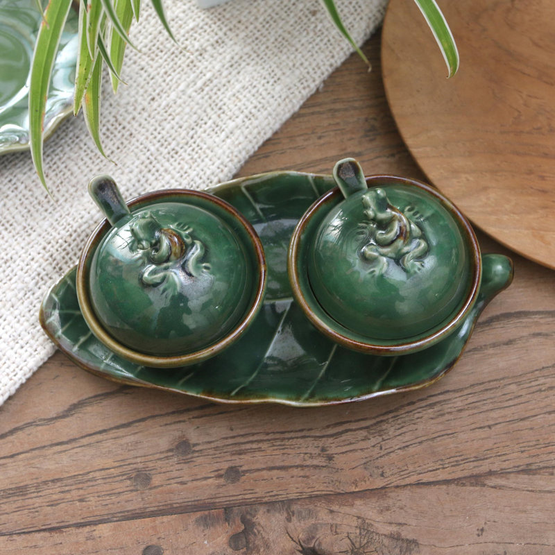 Ceramic Condiment Set