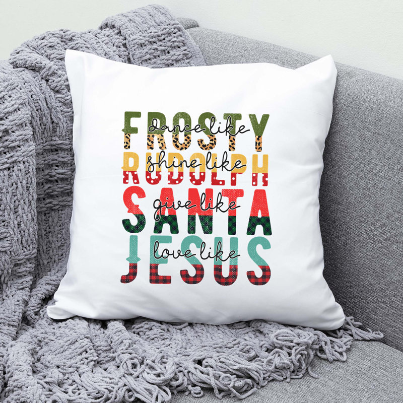 Christmas-05 Reversible Throw Pillow, 20" x 20"