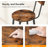 Margrate Counter Stool with Metal Frame-809474983