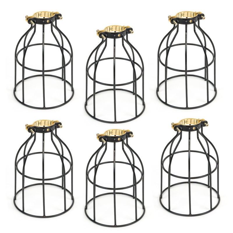 Mesure 8'' H x 6'' W Metal Bell Pendant Shade