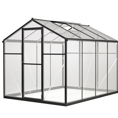 Walk-in Greenhouse With Drainage System - And Functional Design 6x8 Ft Protected Weather