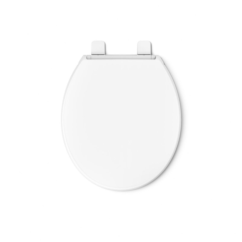 Border Readylatch Quiet-Close Toilet Seat, White, Round