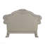 Fauteuil d'appoint en simili cuir et blanc avec 2 coussins