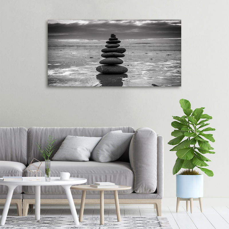 Balance Stones - Wrapped Canvas Print