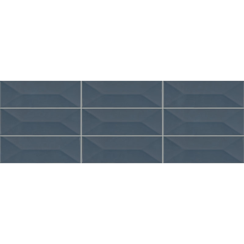 Mythology 4" x 12" Ceramic Wave Crest Wall Tile (22 PC per Carton) (8.36 SQFT per Carton), Titan
