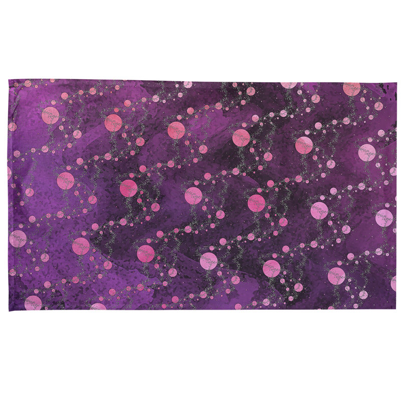 Mcguigan Tea Towel Kitchen Towel, Cotton Twill, Purple/Pink