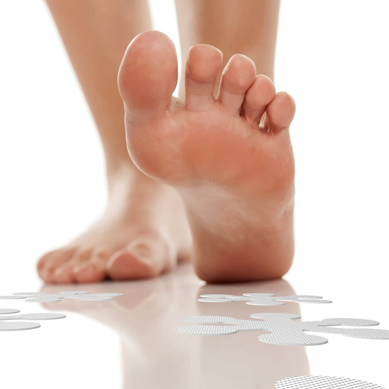 Tapis de douche Ebern, Transparent