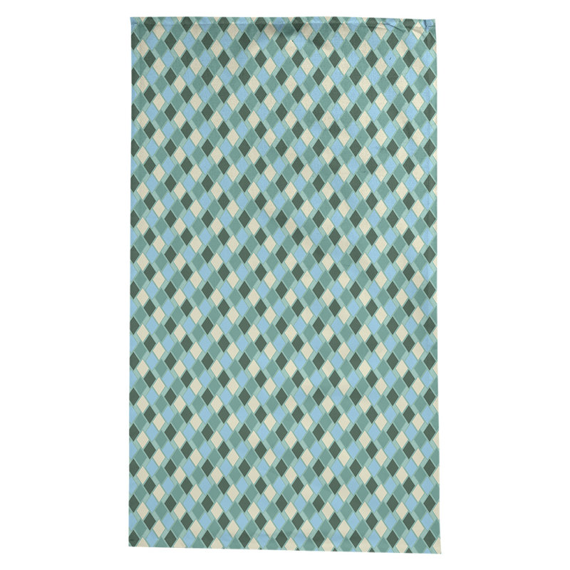 Nappe diamants Leffel, Vert / Sarcelle